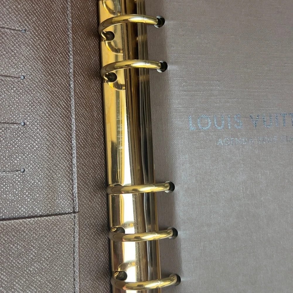 SOLD-Authentic Louis Vuitton Agenda MM Damier Ebene - Picture 12 of 16